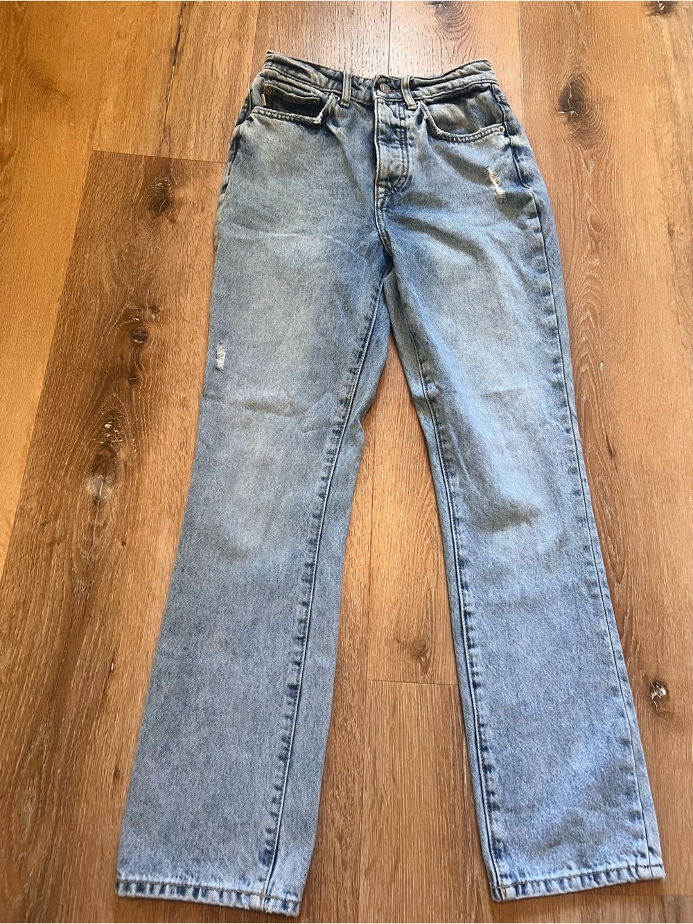 Lovers and Friends LF Light Blue Straight Leg Jeans - Women Size 24